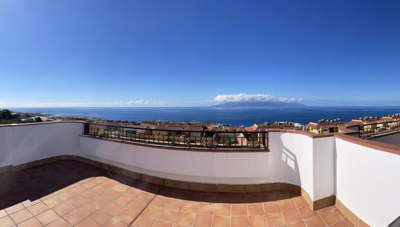 Amazing Duplex With Large Terrace And Sea Views Apartman Puerto de Santiago  Kültér fotó