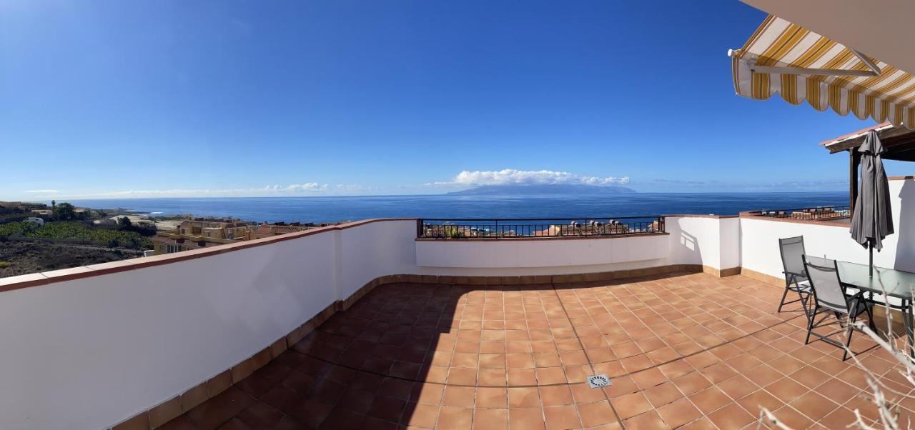 Amazing Duplex With Large Terrace And Sea Views Apartman Puerto de Santiago  Kültér fotó